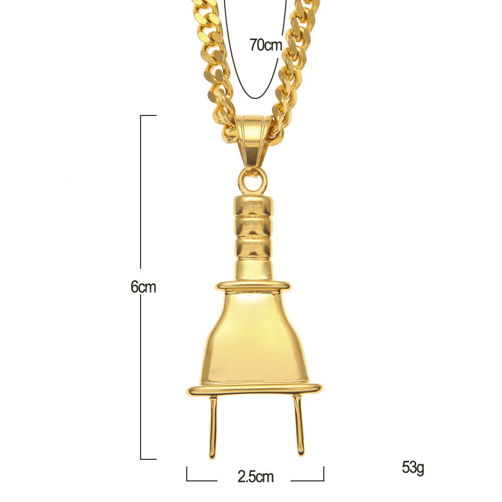 Jewelry 'Plug ' necklace