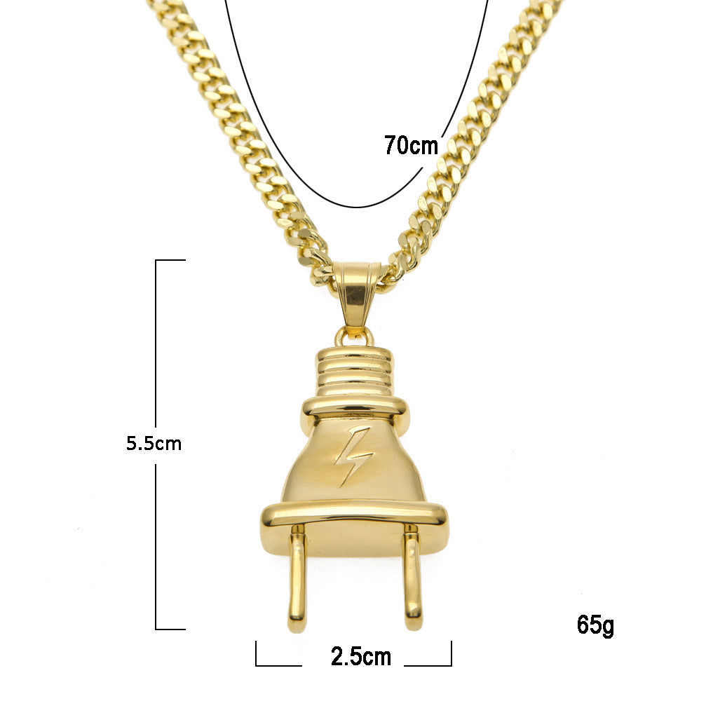 Jewelry 'Plug ' necklace