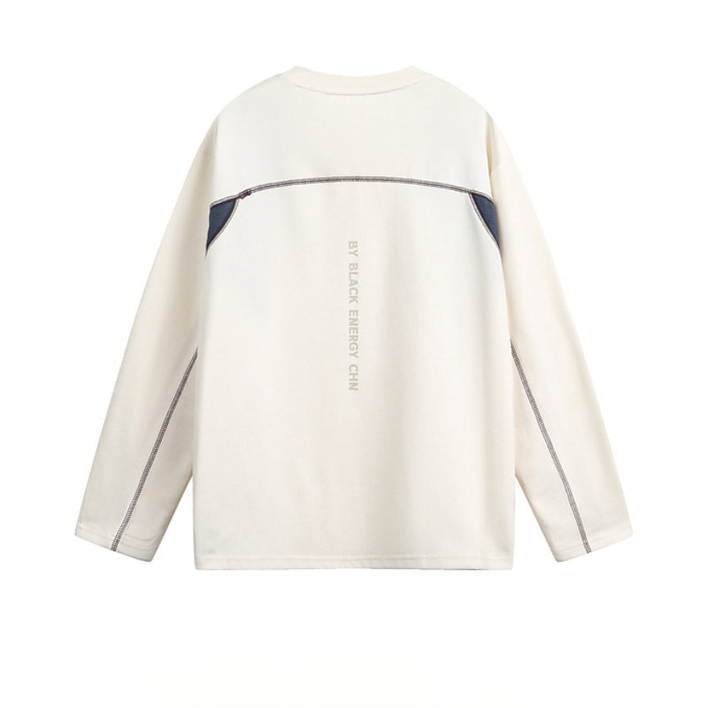Racing oversized t shirt long sleeve t-shirt top