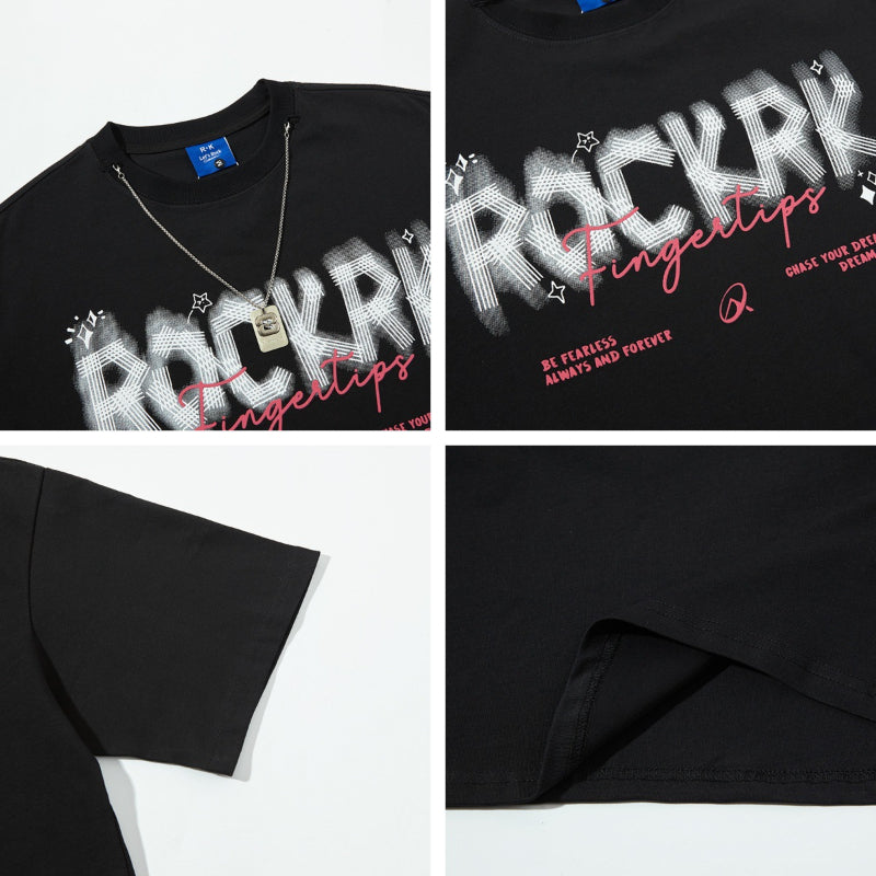 Nyc T Shirt Necklace Short Sleeve T-Shirt Summer Loose Casual Top