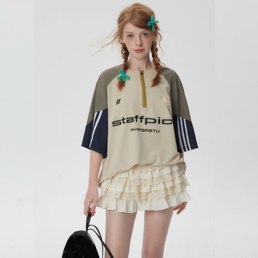 Hustle vintage summer quick-drying t-shirt