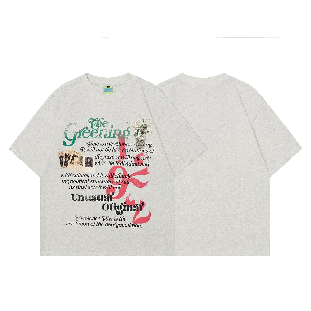 90s West Coast Hip Hop Fashion T Shirts Vintage Graffiti Letter Print Half-Sleeve Top