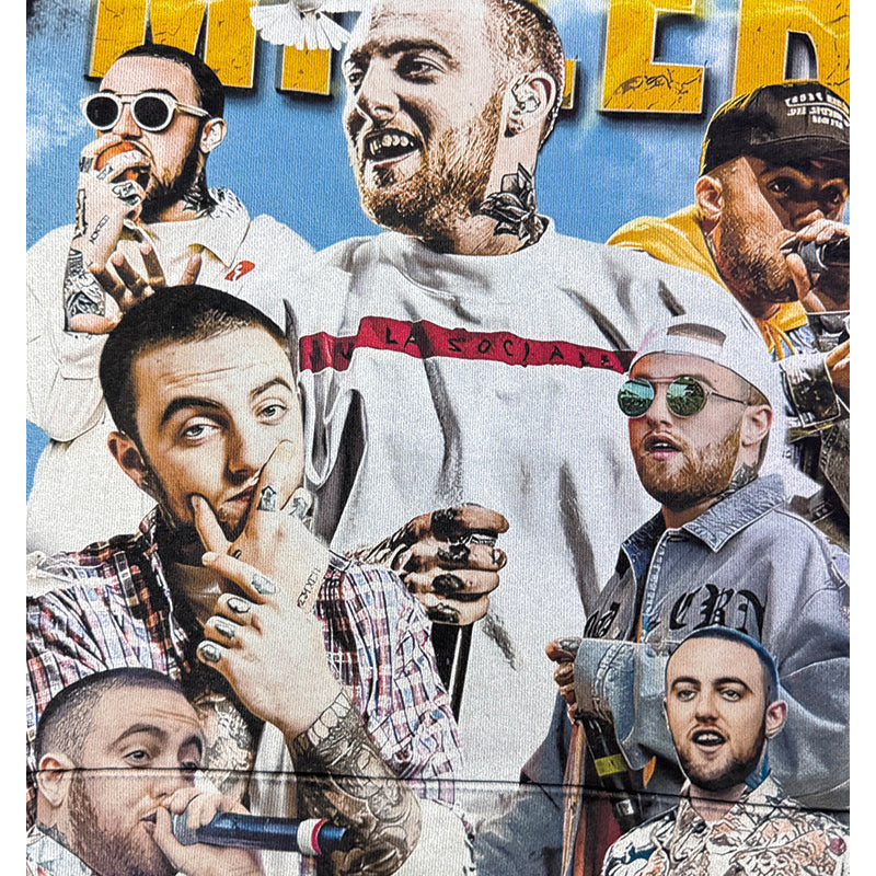 Cool t rapper mac miller hip hop singer print short sleeve t-shirt