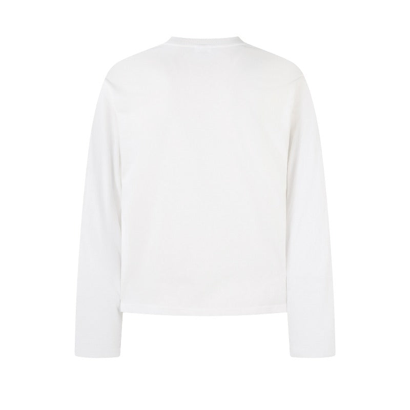 Unisex long-sleeved shirt autumretroloose