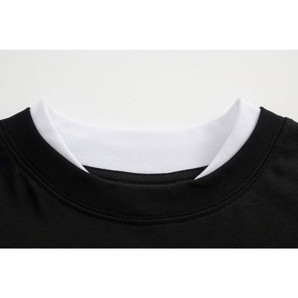 Nostalgia T Shirts Vintage Alphabet Short Sleeve T-Shirt Summer Loose Top