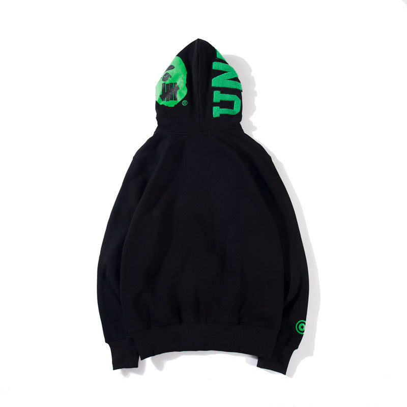 Ape Hoodie Double Hooded Cardigan Zip Sweater Shark Hoodie Jacket