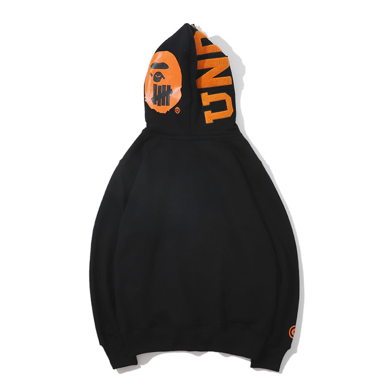 Ape Hoodie Double Hooded Cardigan Zip Sweater Shark Hoodie Jacket
