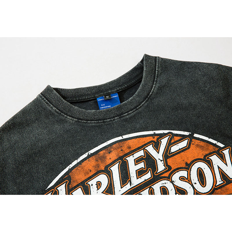 Hip hop shirt cartoon car short sleeve t-shirt