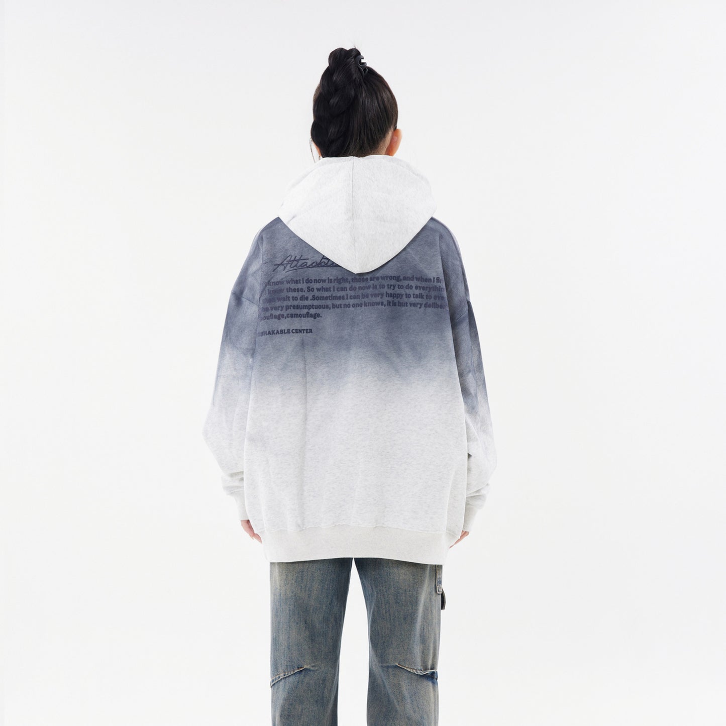 Vice streetwear made old long sleeve hooded sweater
