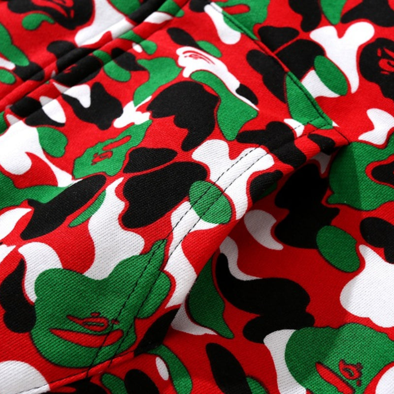 Ape Hoodie Limited Multi-Colour Camouflage Shark Sweater Hoodie Jacket