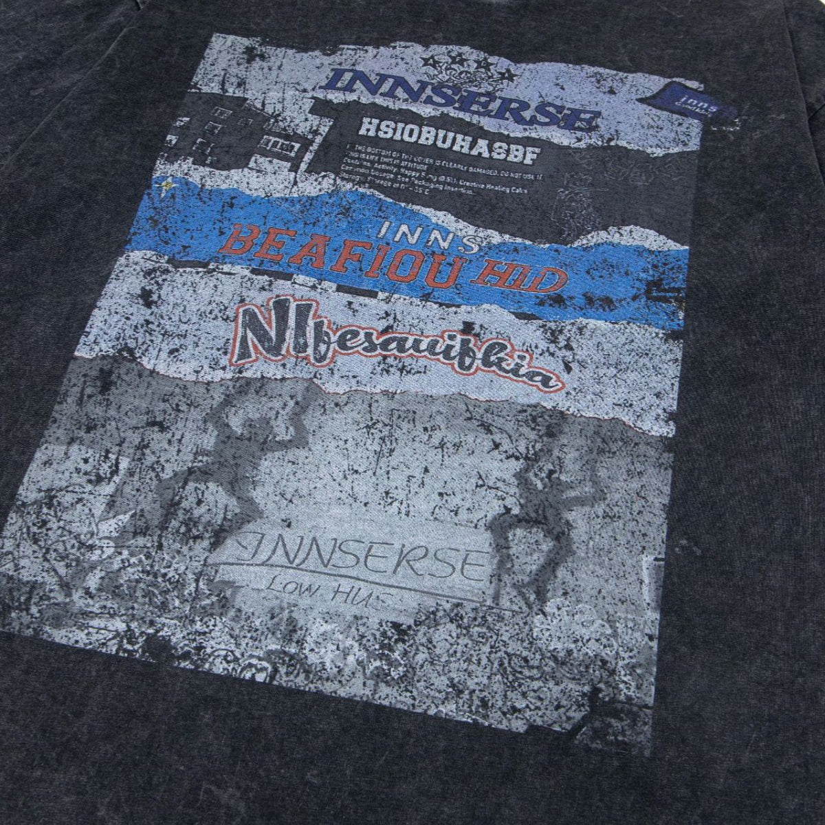 Retro Style Shirt For Men Summer Wash Old T-Shirt Short Sleeve