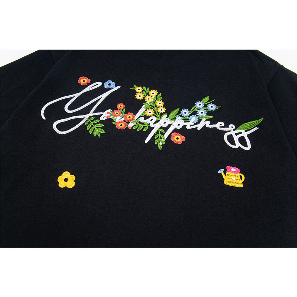 Hip Hop Clothes New York Summer Short Sleeve Crew Neck T-Shirt Embroidery