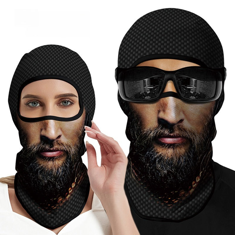 Cycling Windproof Hood Face Protection Men's and Women's