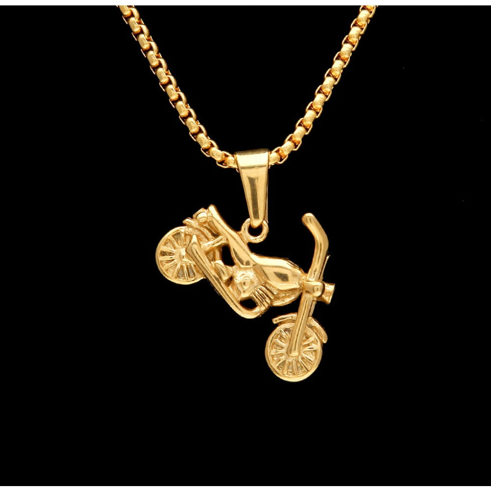 Jewelry Creative Motorcycle Pendant Necklace