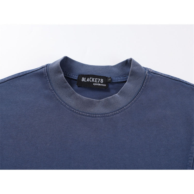 Casual Street Wear Vintage Summer Crew Neck T-Shirt Casual T-Shirt