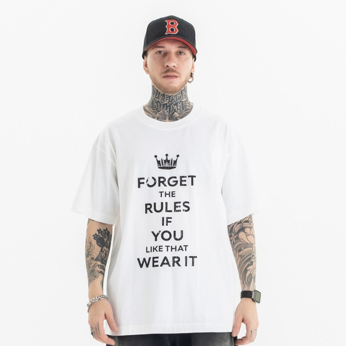 Vic Streetwear Summer Casual Short Sleeve T-Shirt