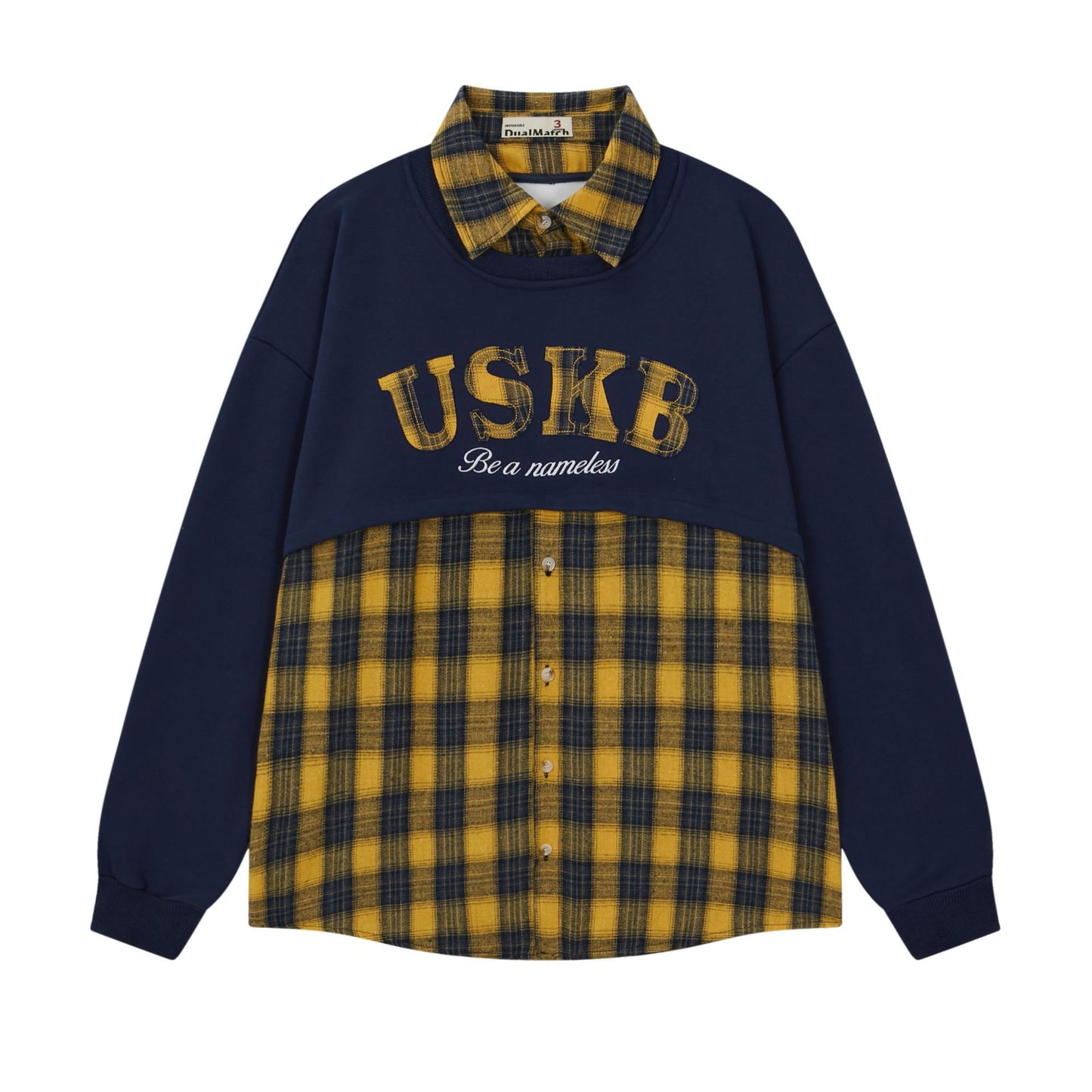 Vice streetwear crew neck sweater autumn and winter loose sweater