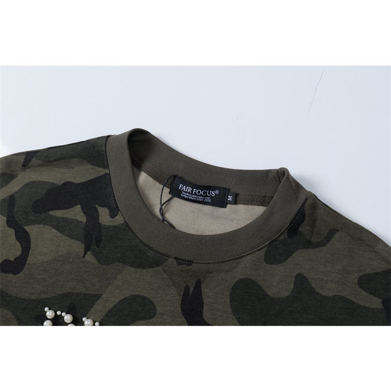 Casual Street Wear Vintage Short Sleeve T-Shirt Crew Neck Summer Top