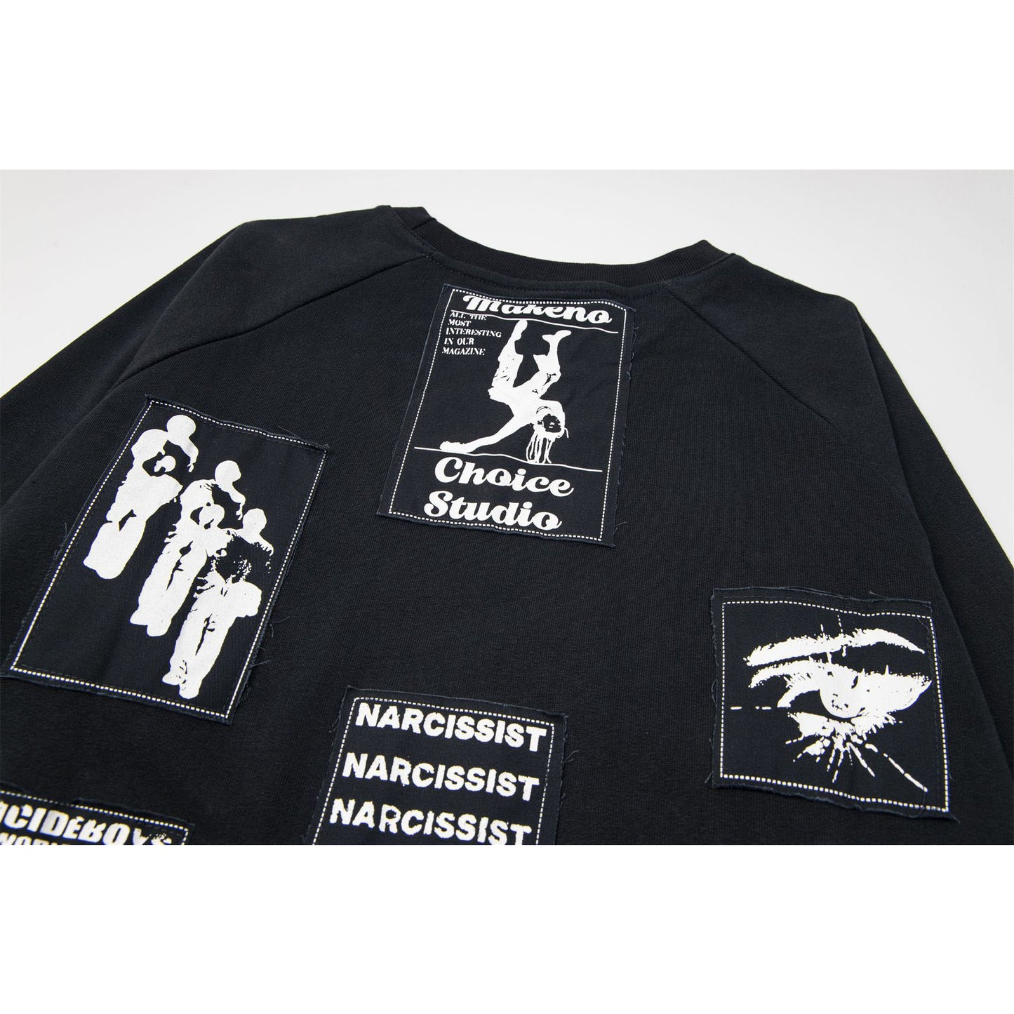 New York Hip Hop Style Crew Neck Sweater Long Sleeve T-Shirt Top