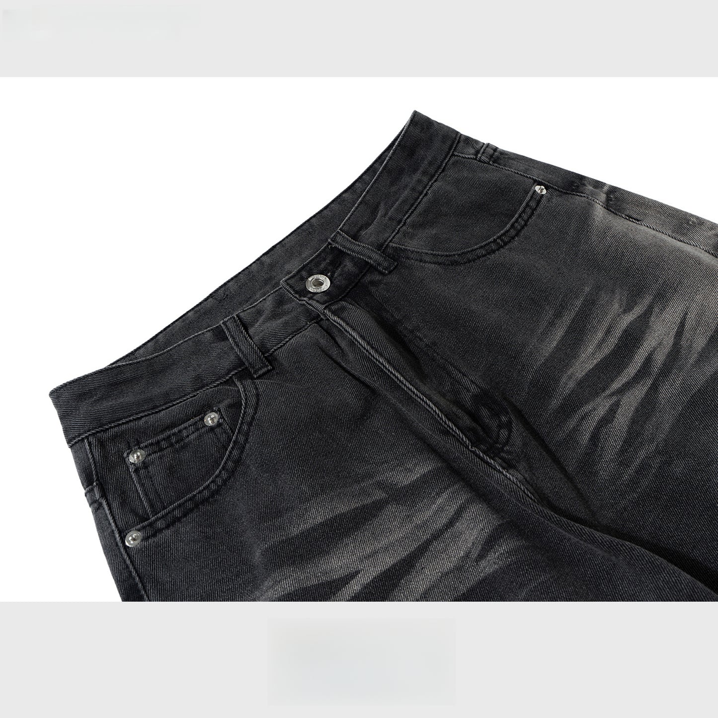 Rock Revival Jeans Vintage Trousers Straight Wide-Footed Jeans