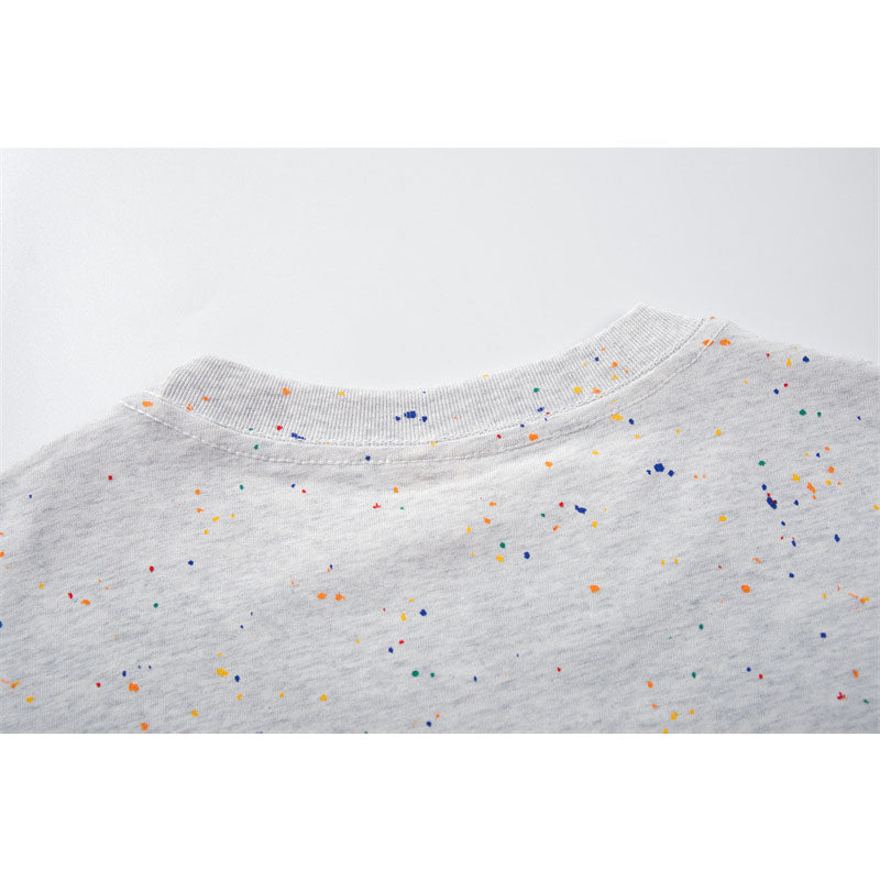 US drip outfits Summer Vintage Star Print Casual Loose Short Sleeve T-Shirts