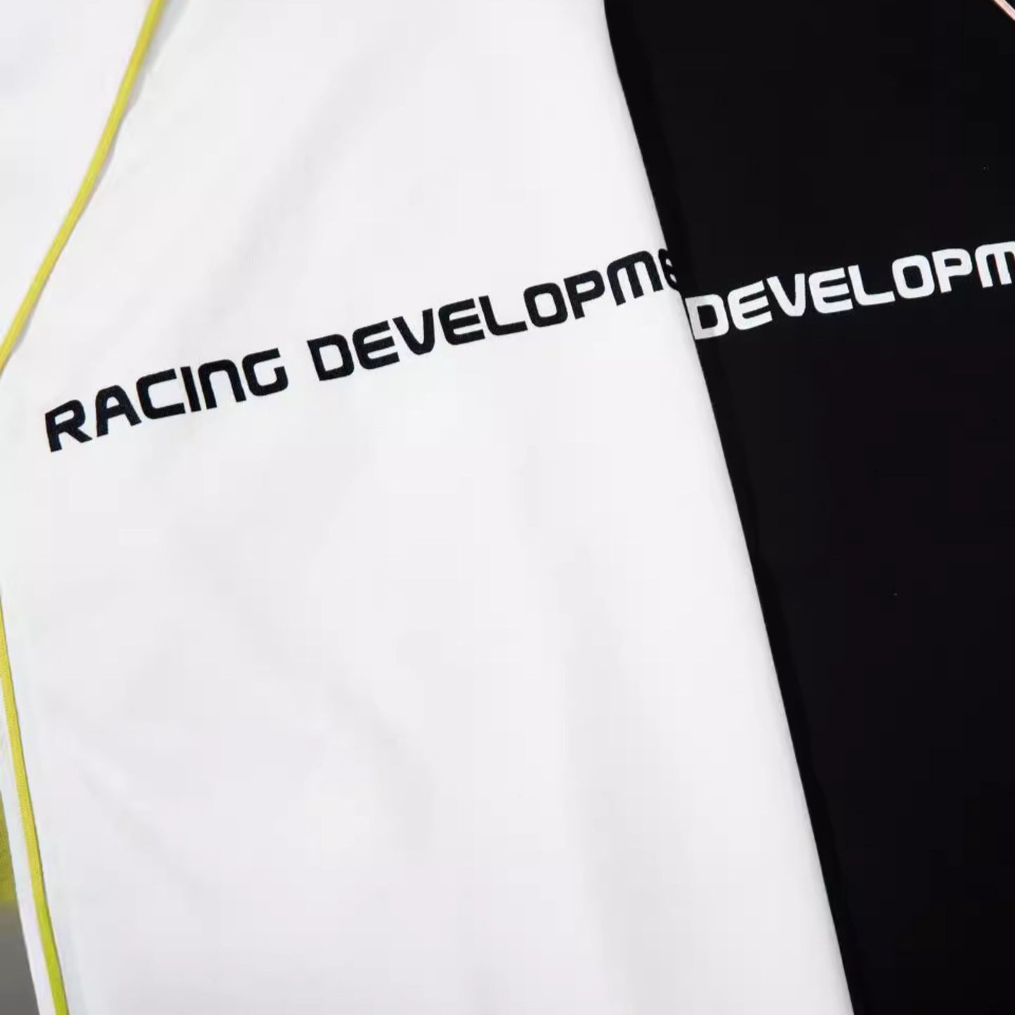 Racing oversized t shirt compound locomotive style t-shirt short sleeve