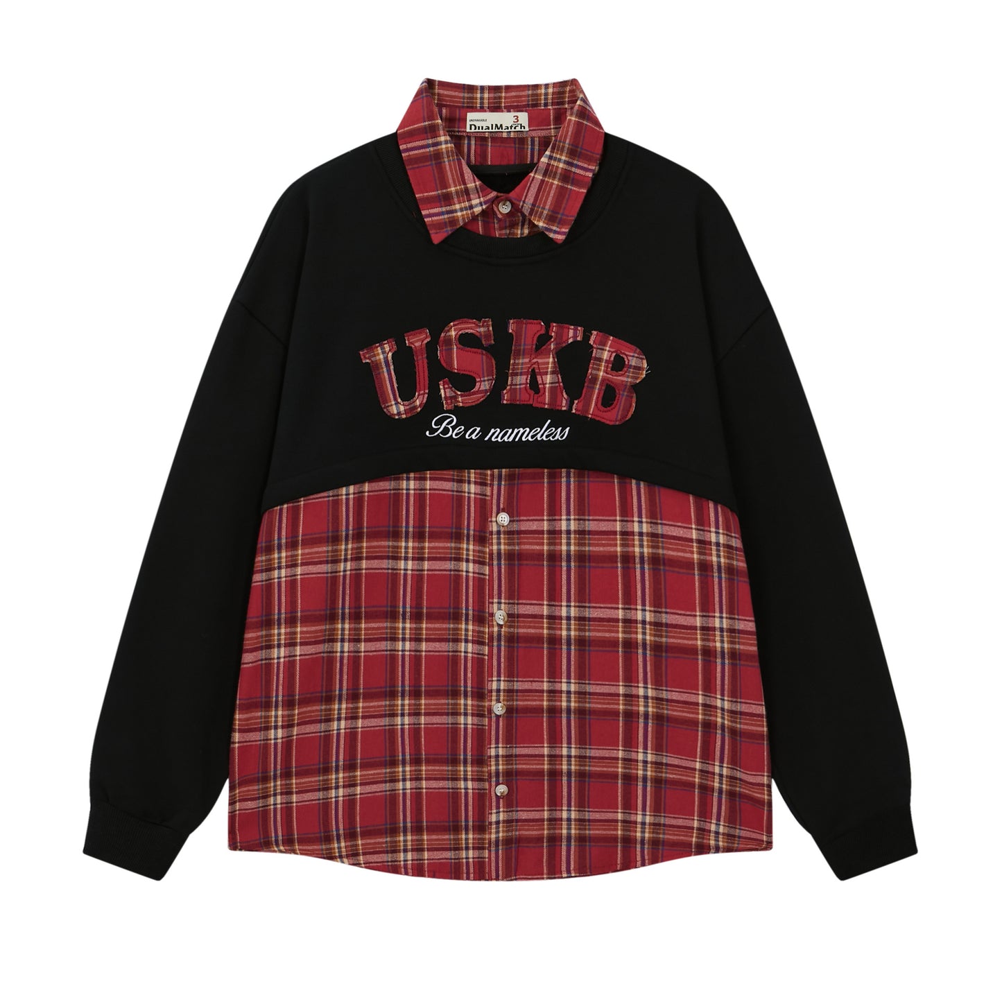 Vice streetwear crew neck sweater autumn and winter loose sweater