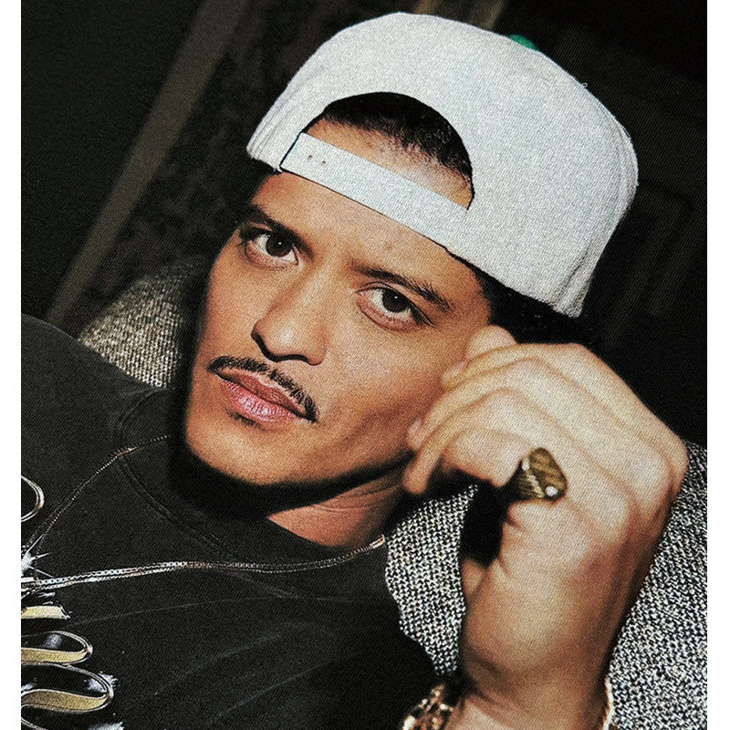 New york hip hop shop bruno mars print t-shirt