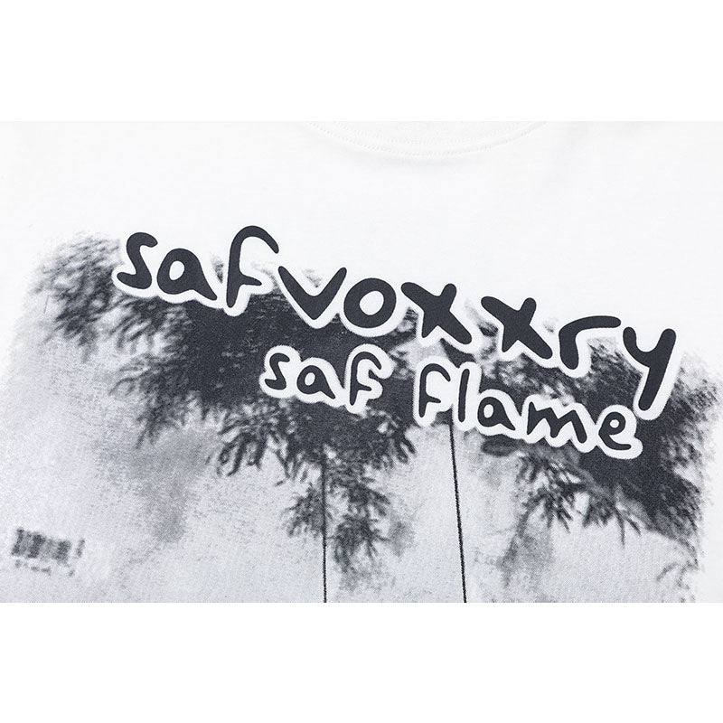 Vintage Tišö Rt Vintage Short Sleeve T-Shirt Summer Oversize