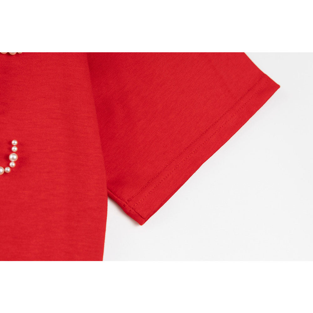 Vintage Usa Shirt Alphabet Short Sleeve T-Shirt Loose Sport