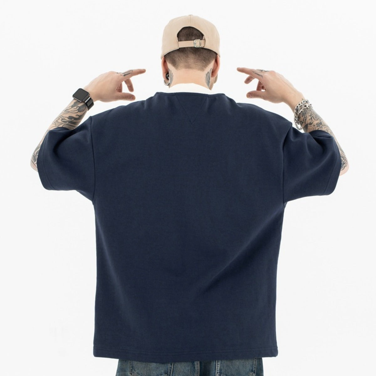 Vic Streetwear Summer Crew Neck Short Sleeve T-Shirt