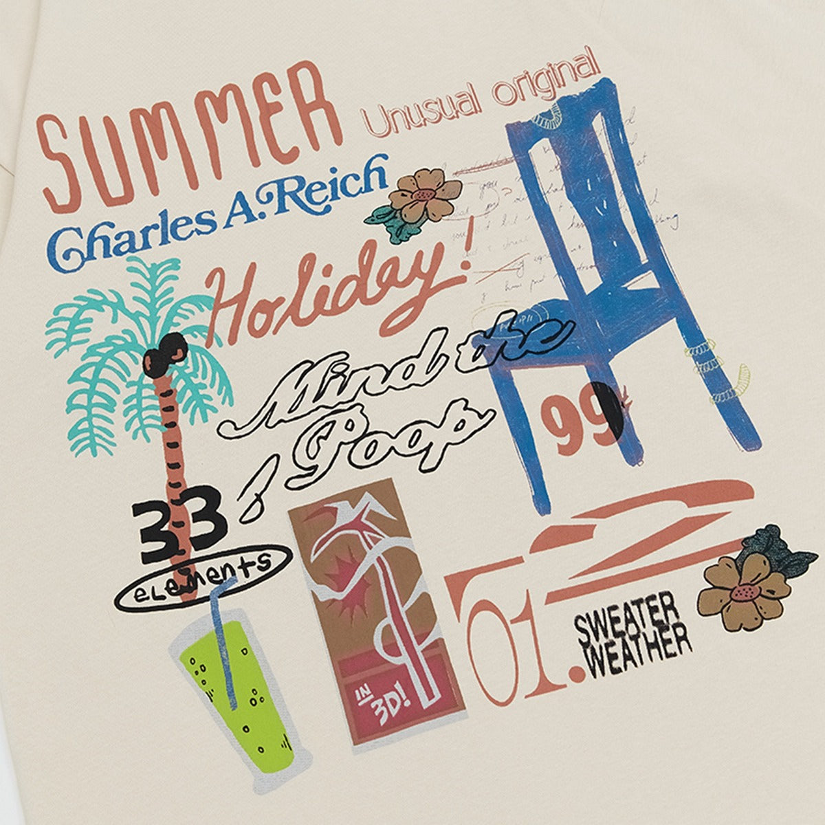 90s West Coast Hip Hop Fashion T Shirts Summer Fun Letter Graffiti Print Short Sleeve T-Shirt