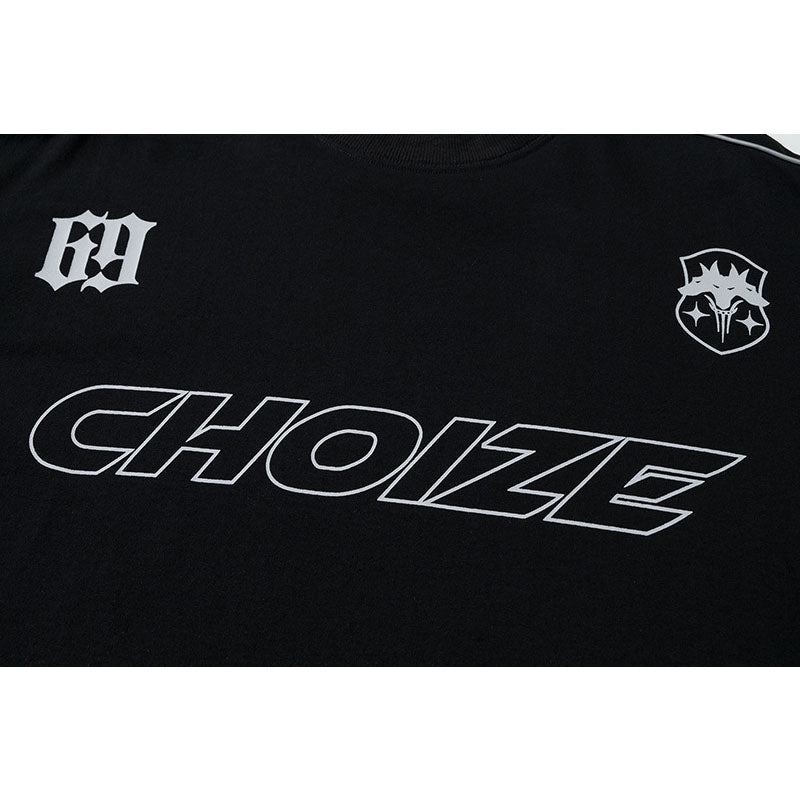Hip Hop Clothes New York Reflective Strip Letter Print Short Sleeve T-Shirt