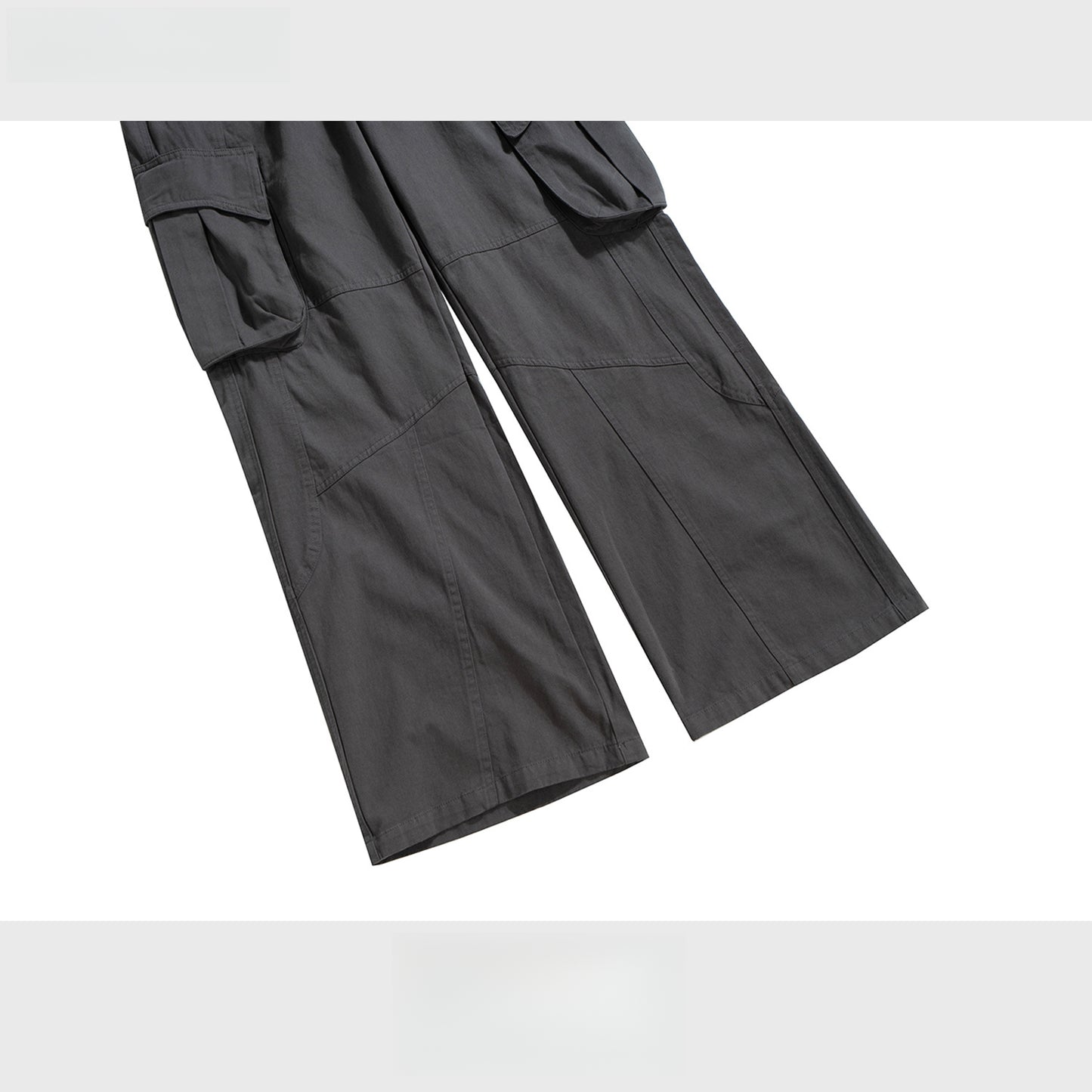 Rock Revival Jeans Multi-Pocket Trousers Straight Wide-Foot Casual Pants