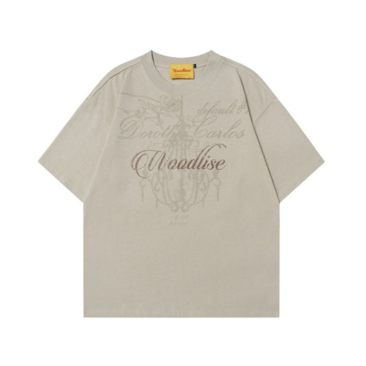 90s West Coast Hip Hop Fashion T Shirts Loose T-Shirt Top