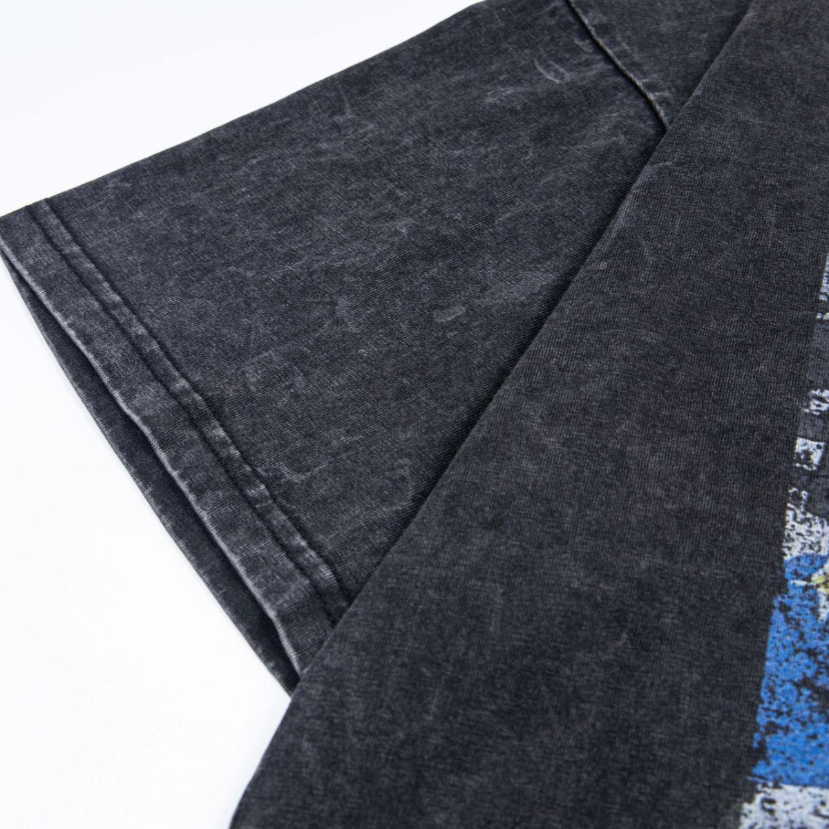 Retro Style Shirt For Men Summer Wash Old T-Shirt Short Sleeve