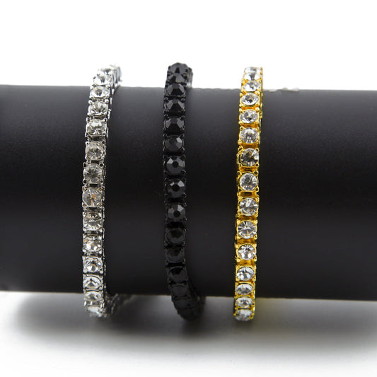 Bracelet Hip Hop Accessories Full Rhinestone 5mm Tennis Chain Royalty Spectrum