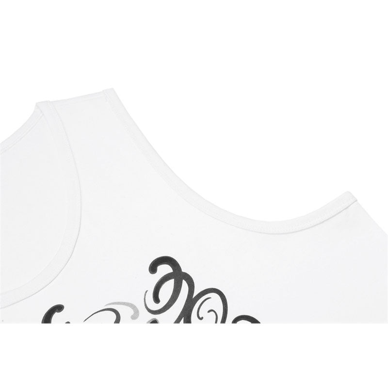 Casual Street Wear Vintage Loose Sleeveless T Sleeves