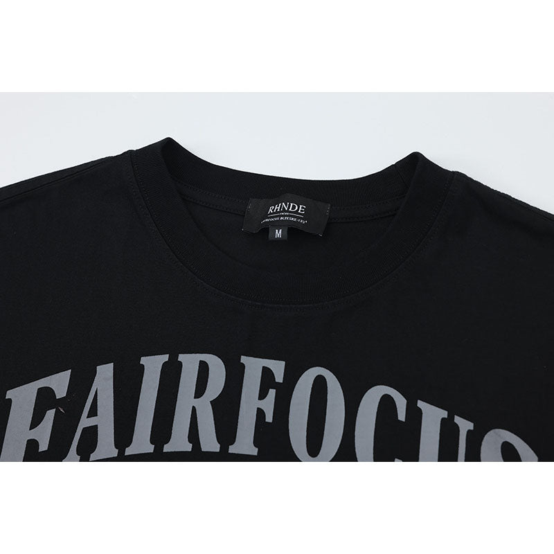 Marcas De Streetwear Loose Crew Neck Short Sleeve T-Shirt