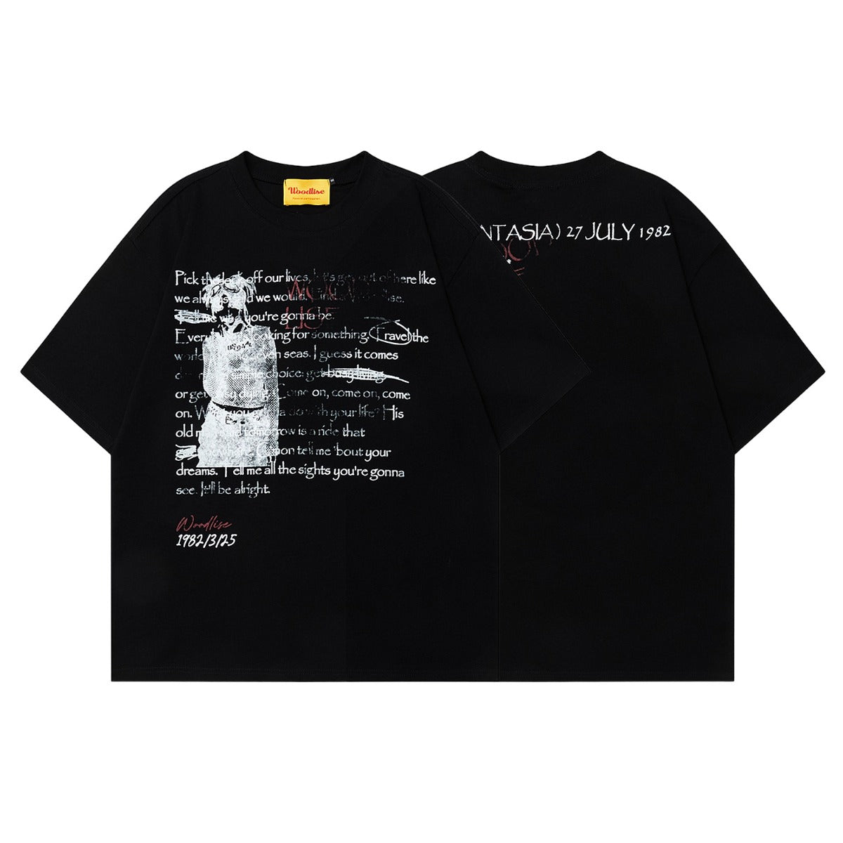90s West Coast Hip Hop Fashion T Shirts Graffiti Short Sleeve T-Shirts