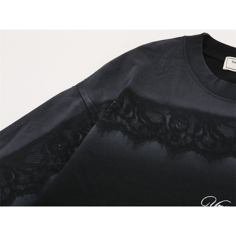 US drip outfits Summer Vintage Casual Loose Short Sleeve T-Shirts