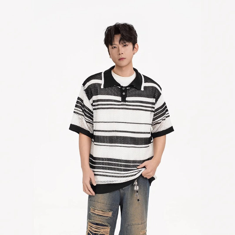 Nyc 1990 Shirt Casual Loose Knitted Sweater