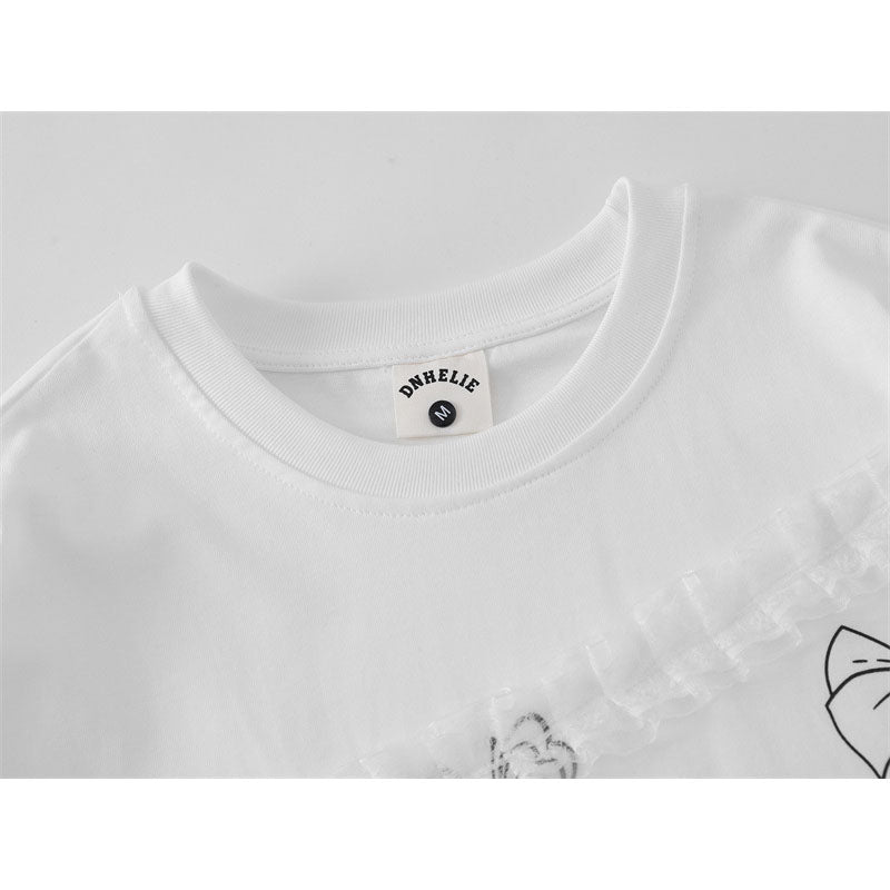 US drip outfits Summer Vintage Casual Loose Short Sleeve T-Shirts