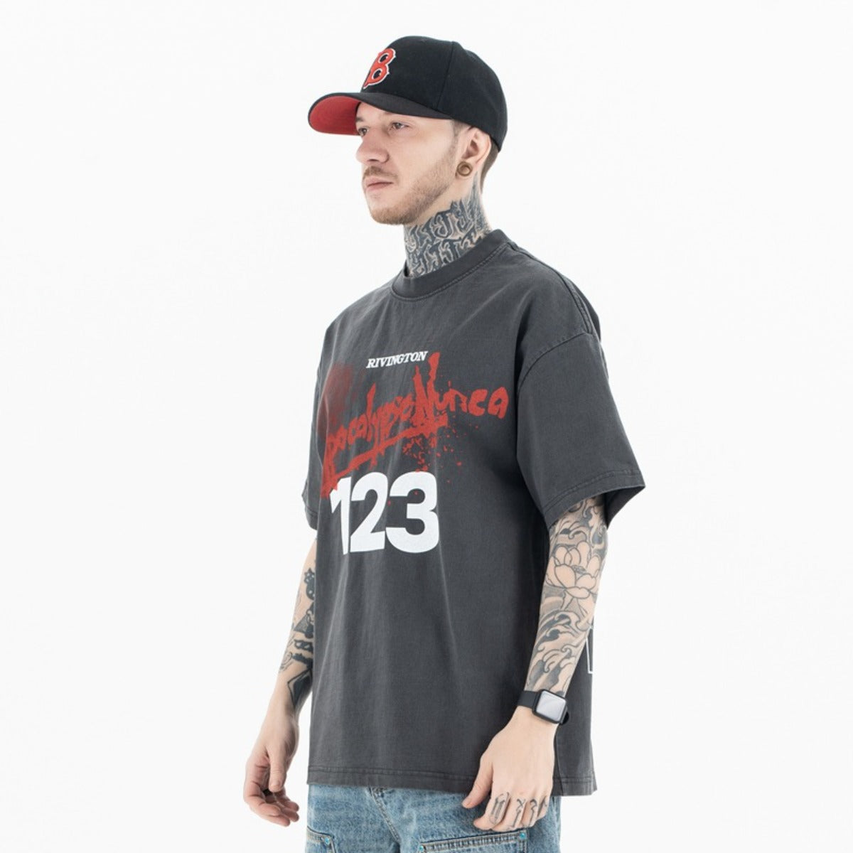 Vic Streetwear Summer Casual Short Sleeve T-Shirt