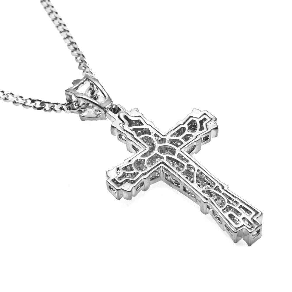Jewelry Diamond Cross Pendant Hip Hop Necklace Crosses Egypt Pieces Jesus Pieces Royalty