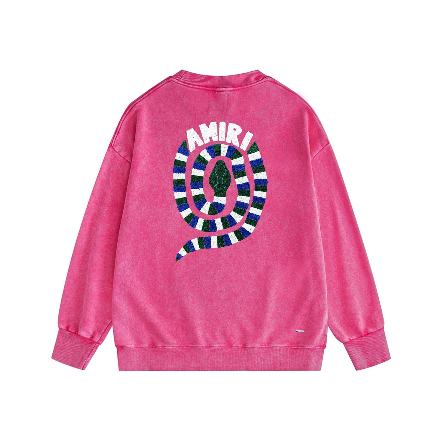 Amiri Distressed Sweatshirt Printed Trendy Pure Cotton
