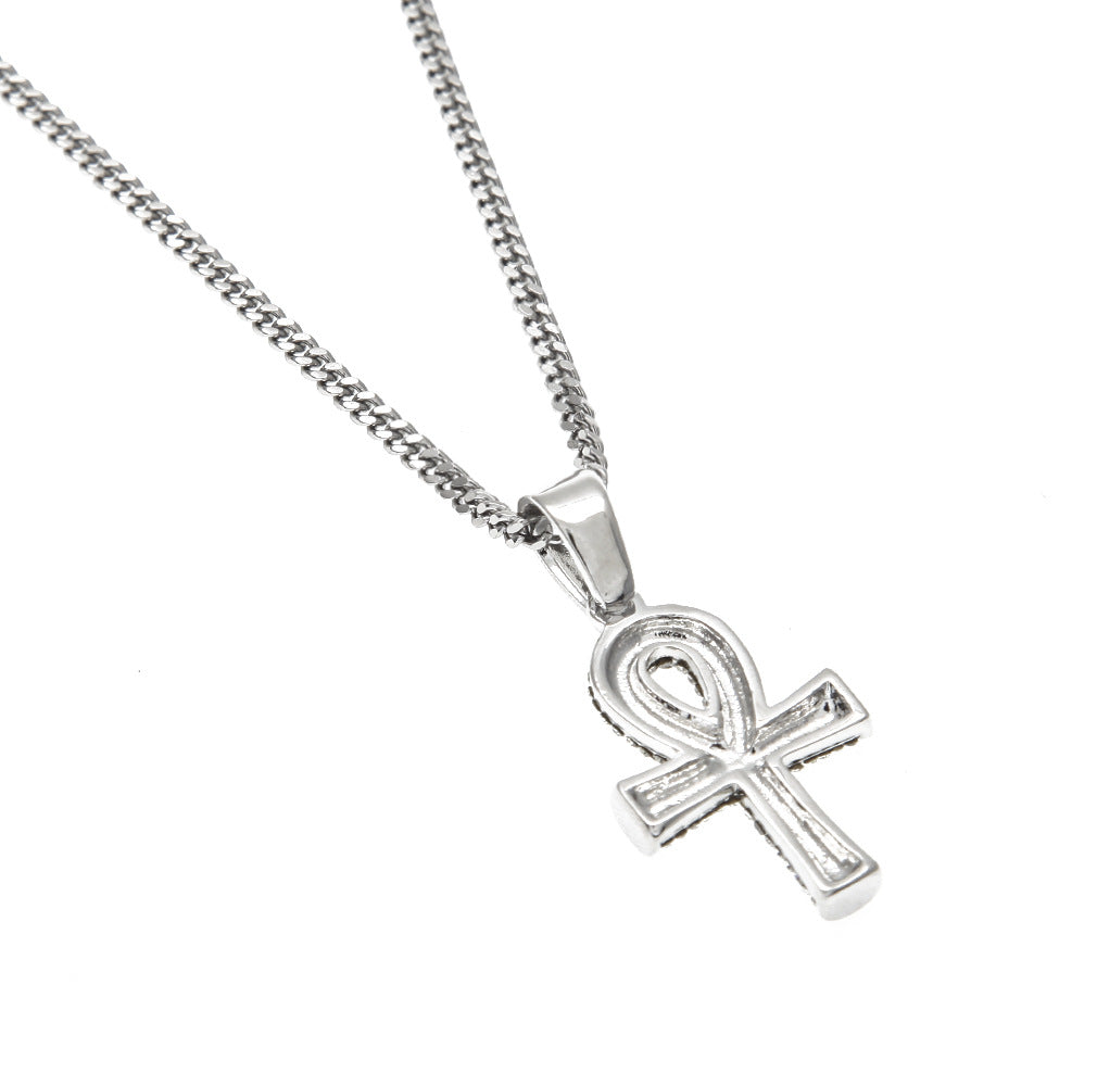 Jewelry Egyptian Ankh Key Pendant Necklace Crosses Egypt Pieces Jesus Pieces Ankh