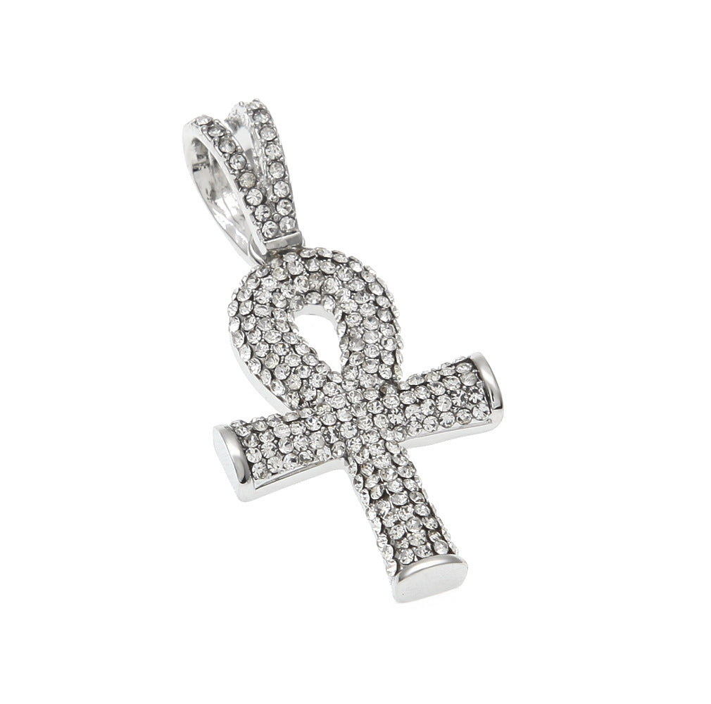 Jewelry Egyptian Ankh Key Pendant Necklace Crosses Egypt Pieces Jesus Pieces Ankh