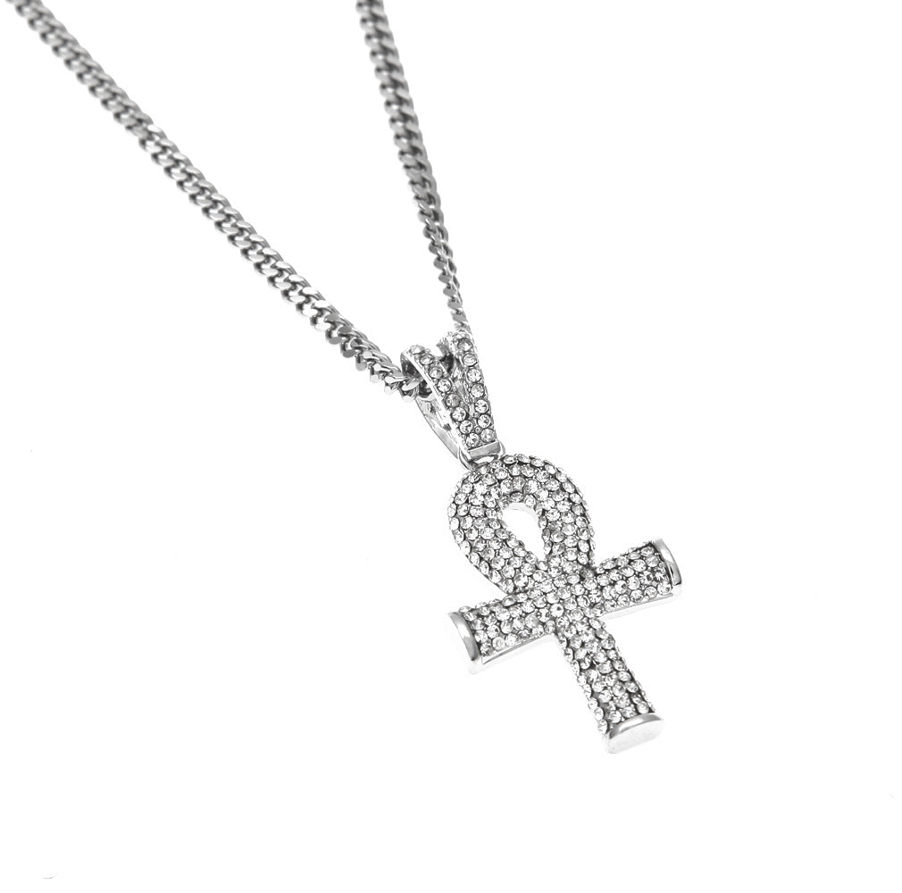 Jewelry Egyptian Ankh Key Pendant Necklace Crosses Egypt Pieces Jesus Pieces Ankh