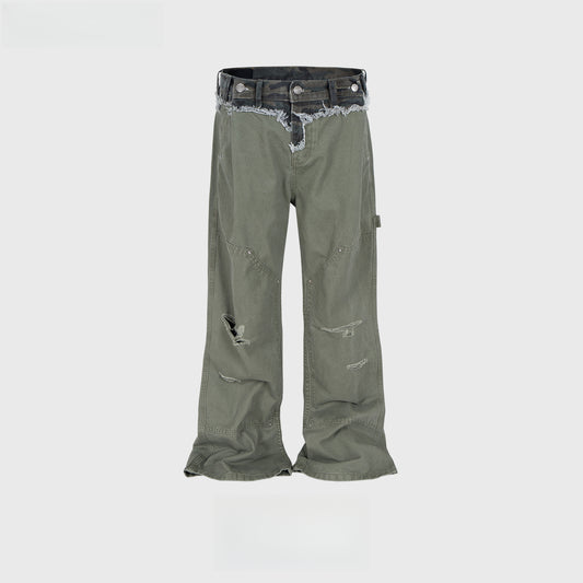 Rock Revival Jeans Vintage Wide-footed Pants Casual Pants